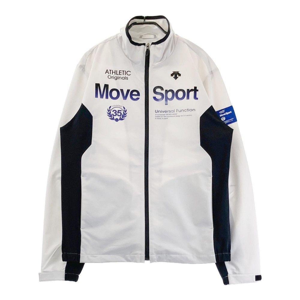 【未使用】descente ゴルフウェア ホワイト/ブルー　サイズL サイズ：L DESCENTE GOLF デサントゴルフ ノースリーブ プリーツ