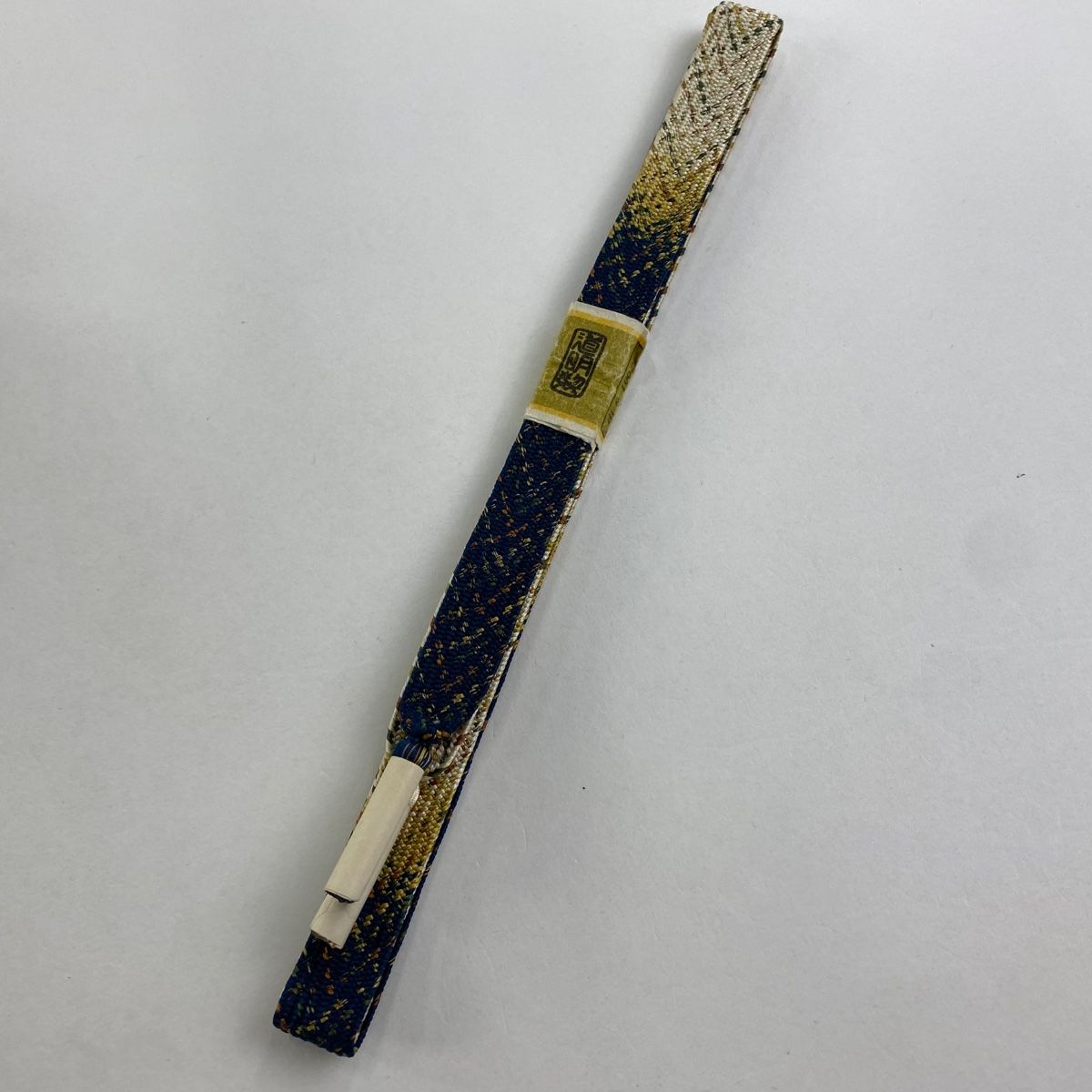 帯締め 無形文化財 有職組紐 道明 幾何学模様 濃紺 正絹 和装小物