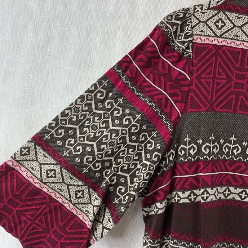 フィットミーモア　Vネックチュニック　EL フィットミーモア Fit me Moi トップス チュニック Vネック 七分