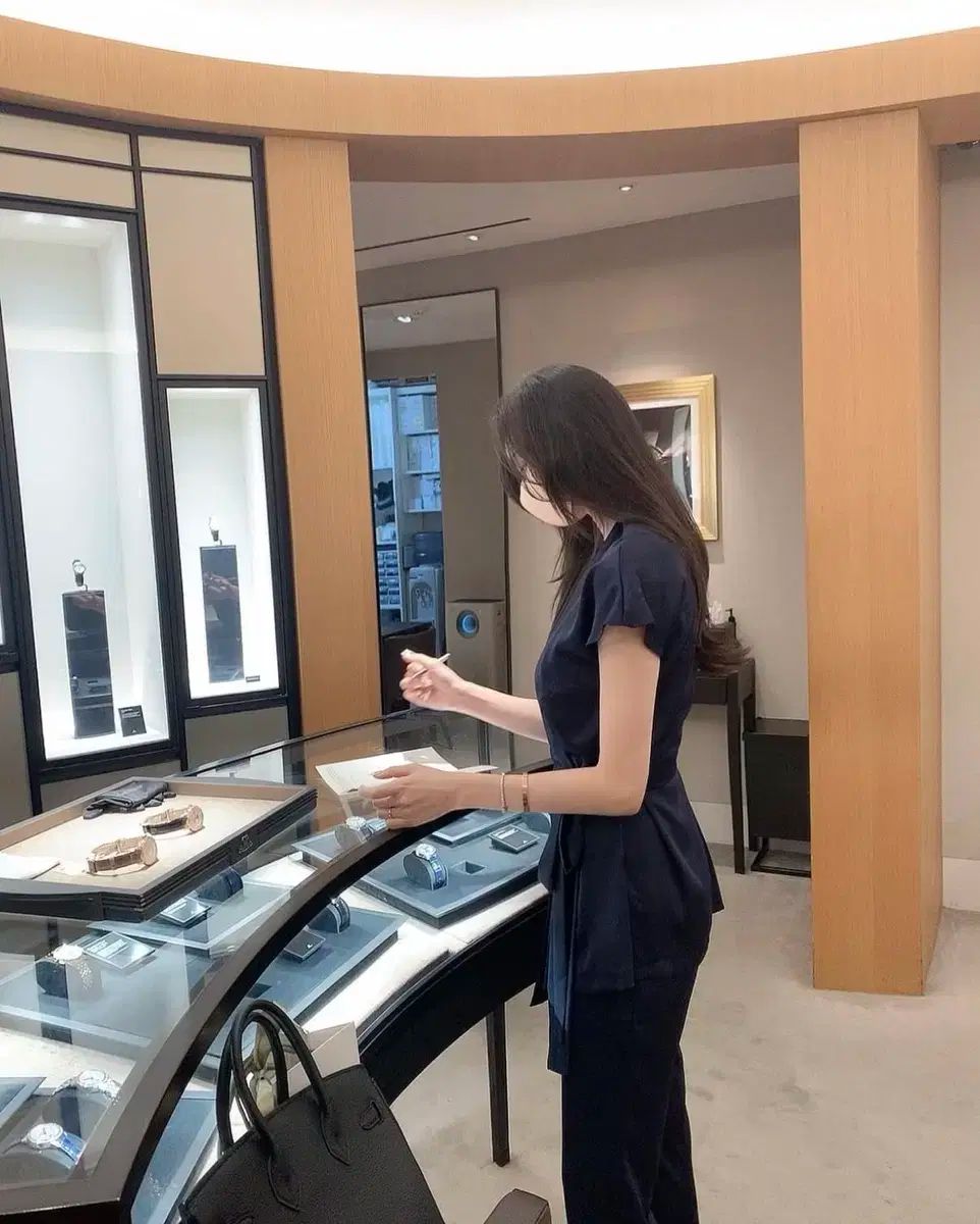 LAPLA シルケット セットアップ ネイビー ベージュ