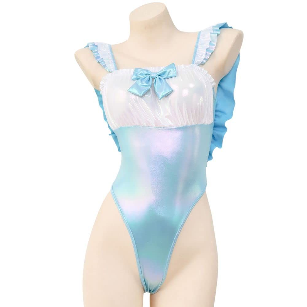 エロ 光沢 MORApink コスプレ レオタード ハイレグ 競泳 水着 セクシー 人気 スク水 ボンテージ エロ 過激 下着 エッチ な えろい PU レザー  エナメル 光沢 - メルカリ