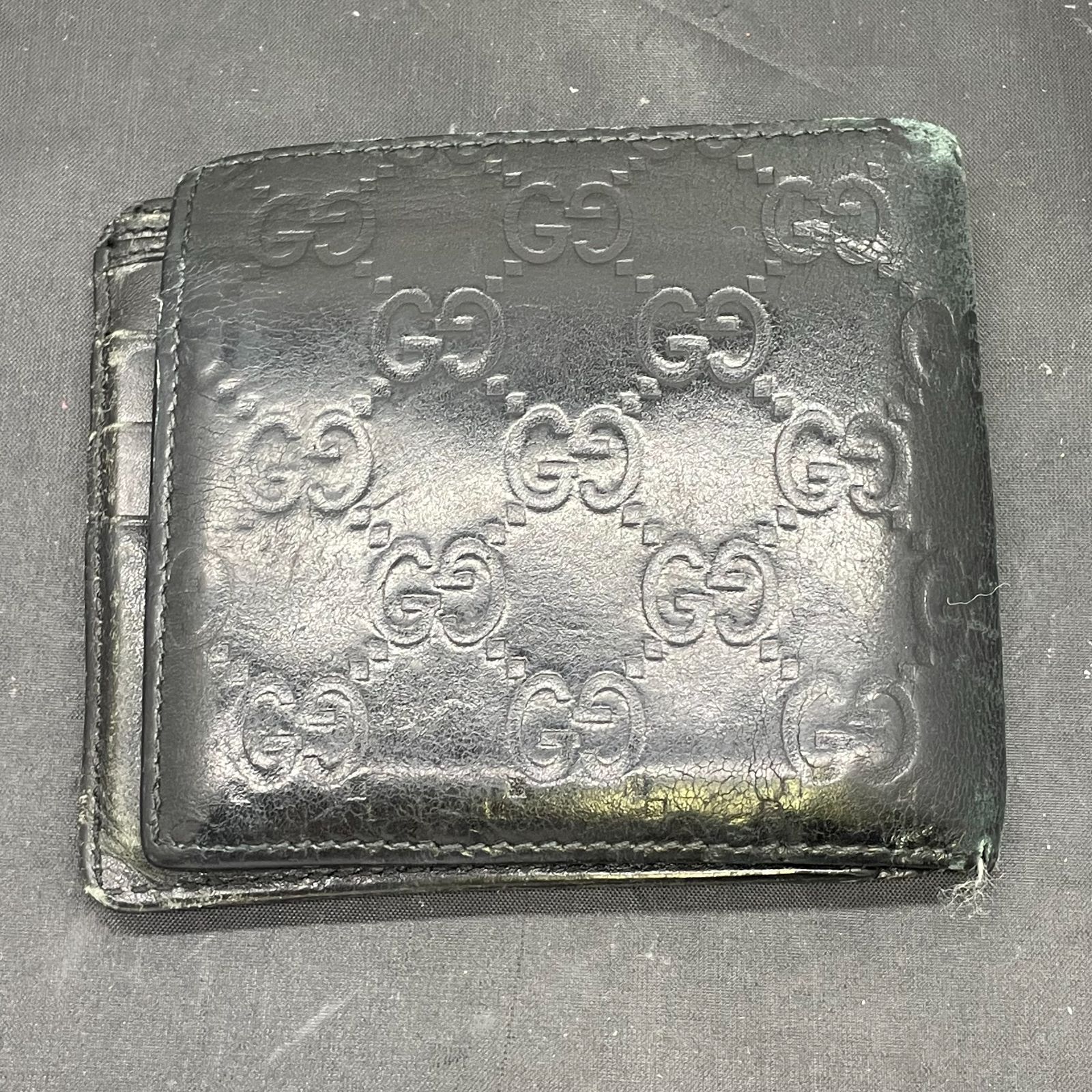 グッチ GGキャンバス 二つ折り財布 B25090224