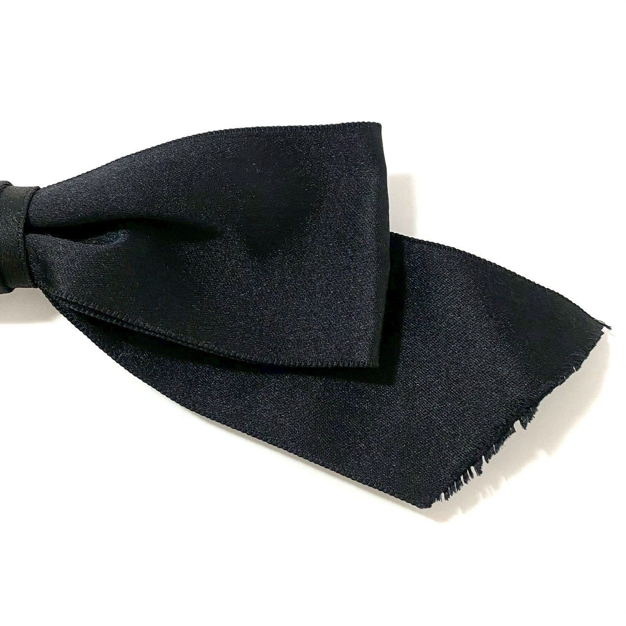 CHANEL リボン ピンブローチ サテン ブラック 黒 コサージュ シャネル SER-4841 FORTGASGNV_COM_BR