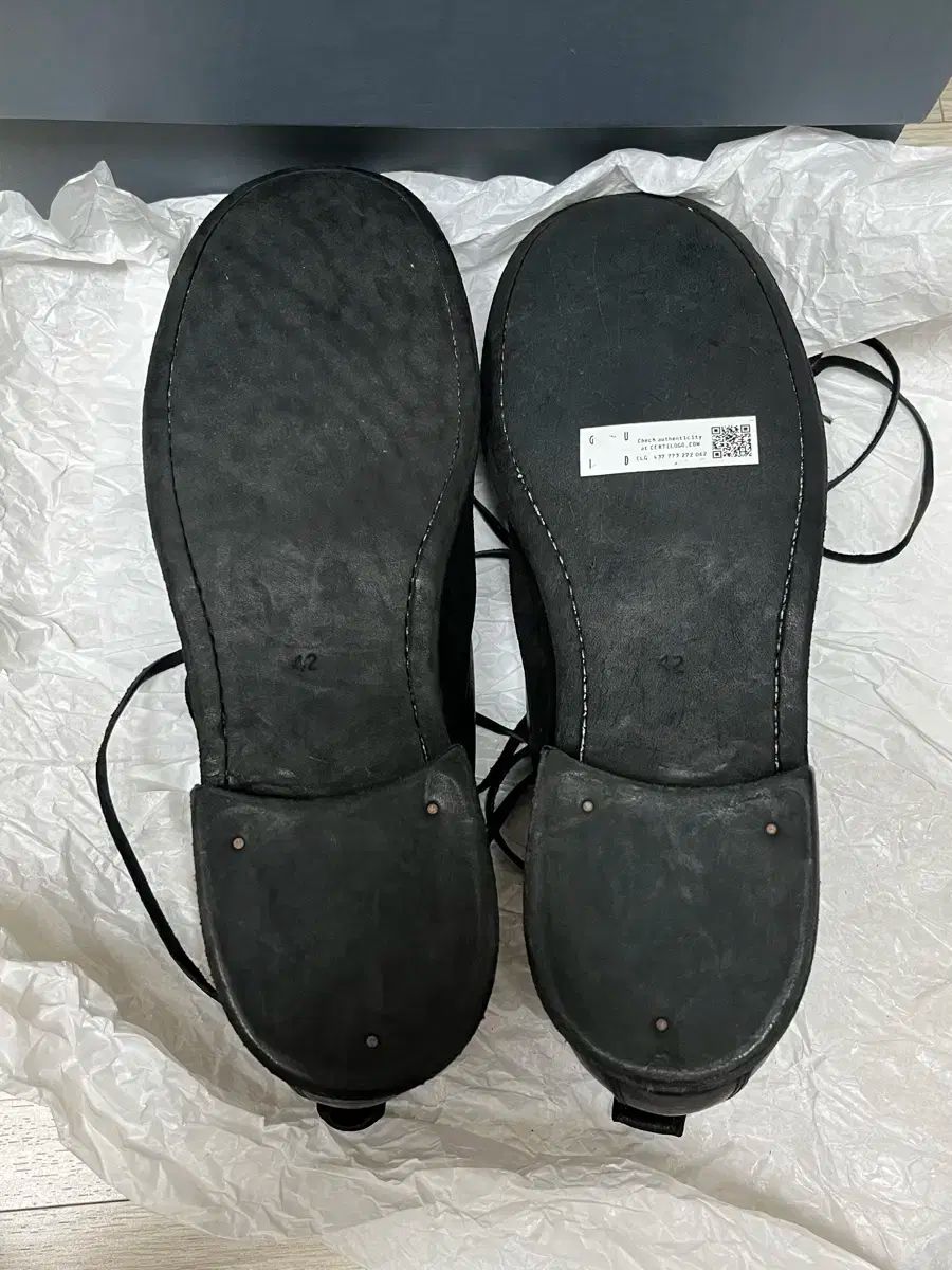  42 GUID グイディ guidi x youth 992 ローファー ブーツ 革靴