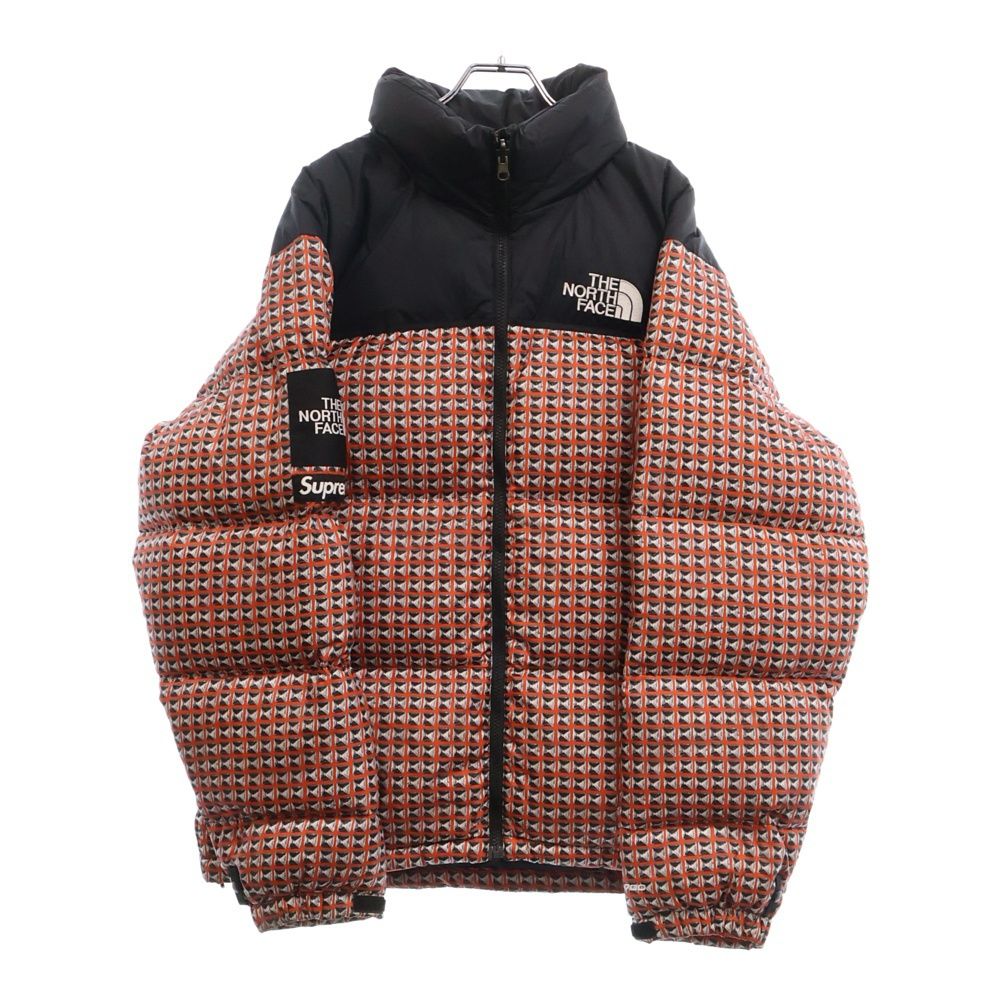 SUPREME シュプリーム 21SS ×THE NORTH FACE Studded Nuptse Jacket ノースフェイス スタッズ ヌプシ ダウンジャケット レッド NF0A5IQW