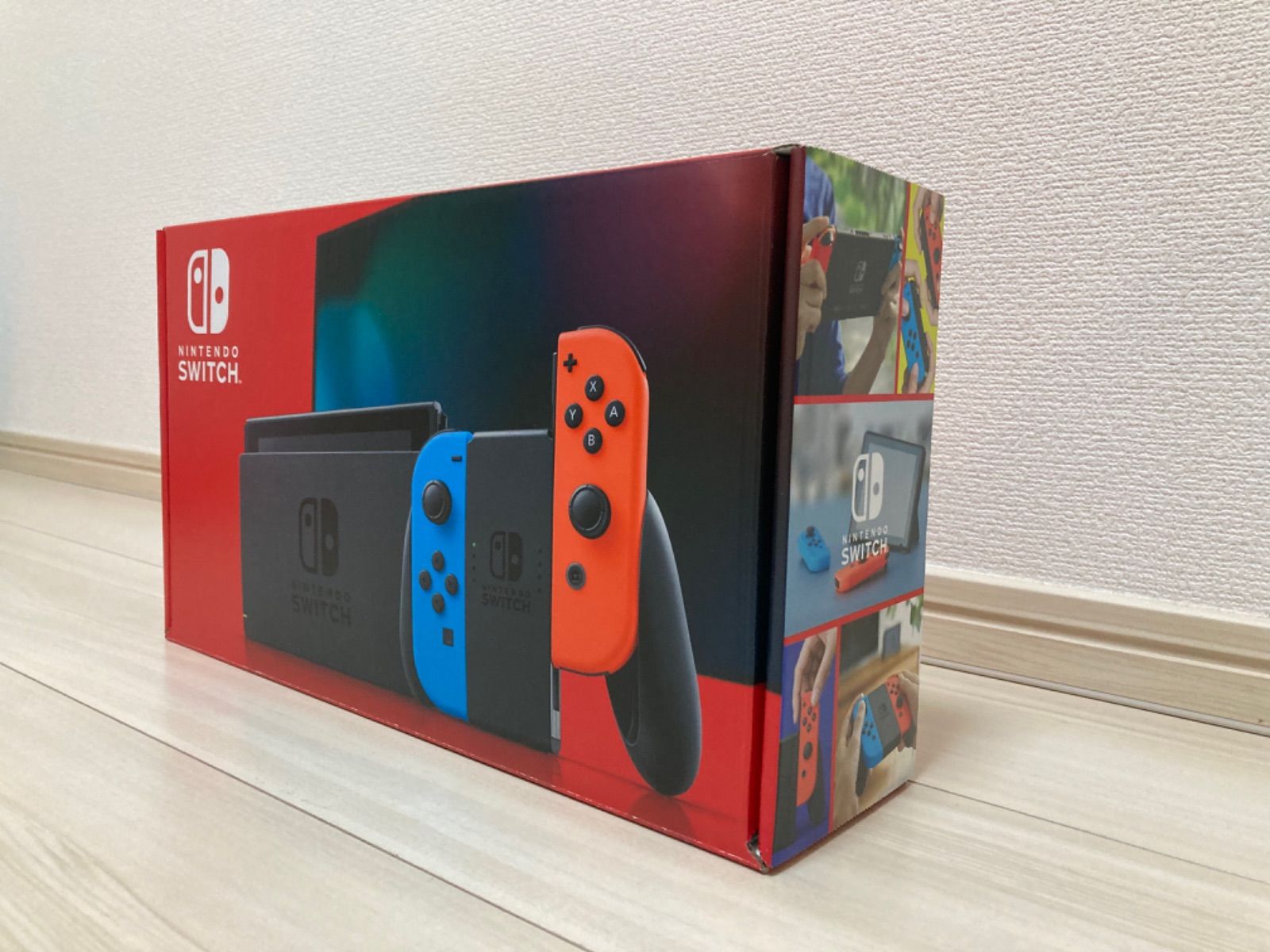 24時間以内発送!! Nintendo Switch 本体 ネオンブルー - メルカリ