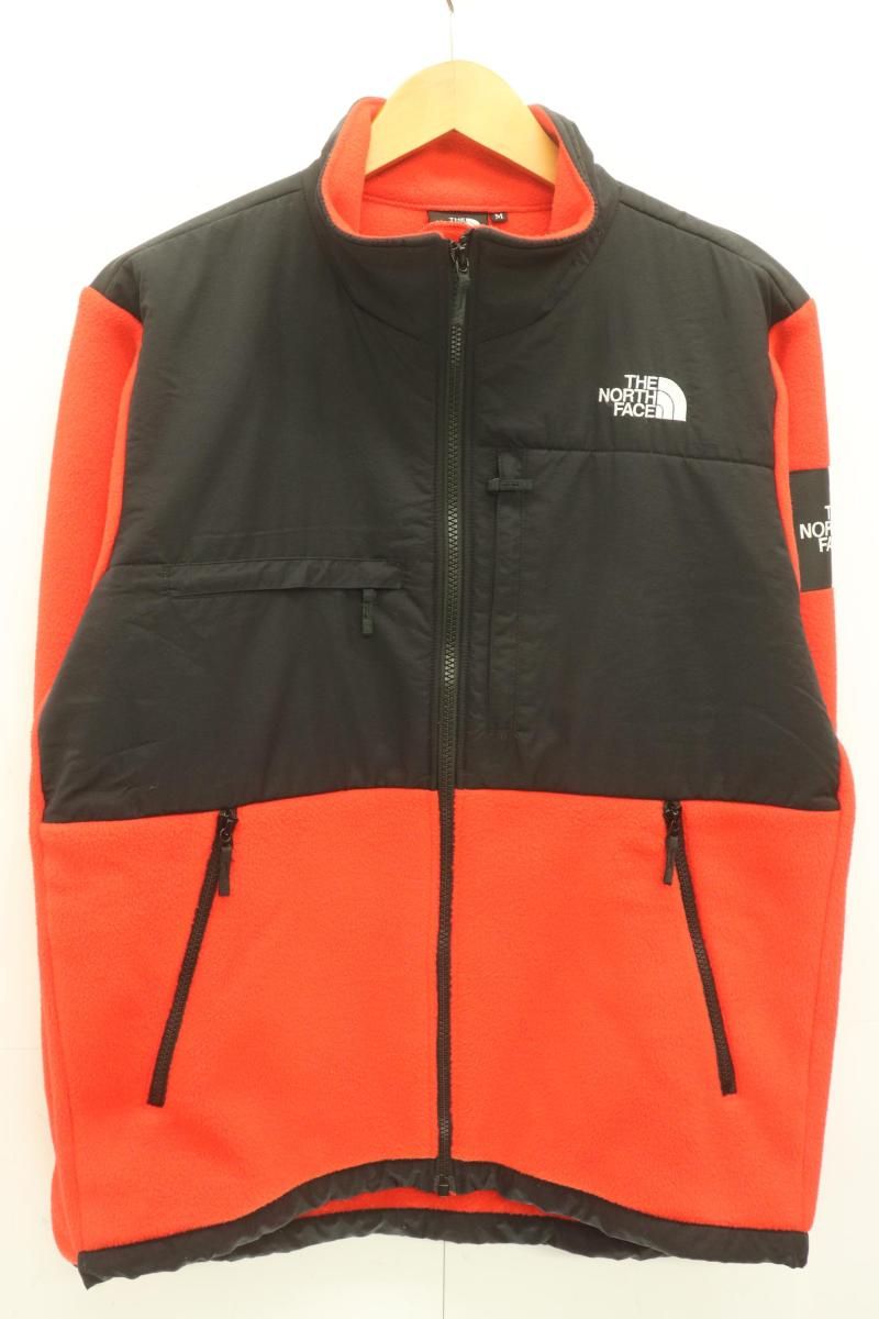THE NORTH FACE メンズフリースジャケット M DENALI JACKET THE NORTH FACE M 黒 ブラック 赤 レッド ロゴ NA71831