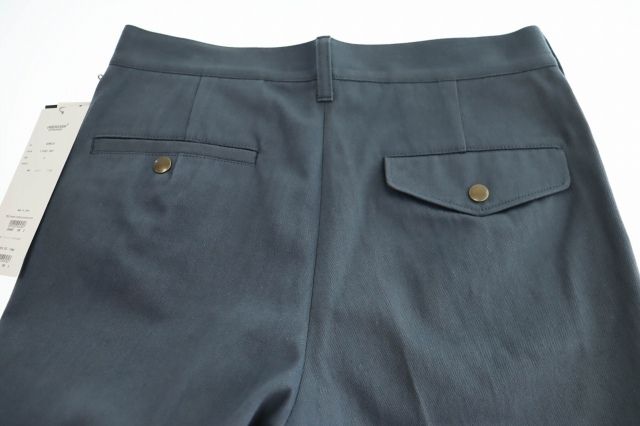 UNDERCOVER アンダーカバー センタープレススラックスパンツ アンダーカバー フェイクレザーショーツショートパンツ ブラック