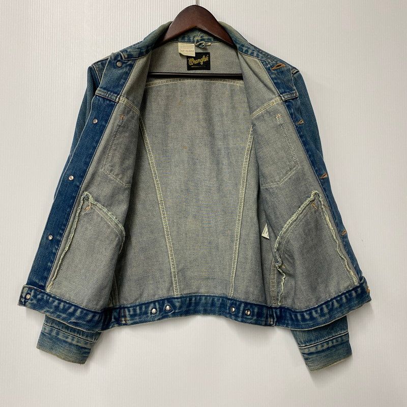 中古品】Wrangler ラングラー 14OZ BROKEN DENIM WESTERN JACKET