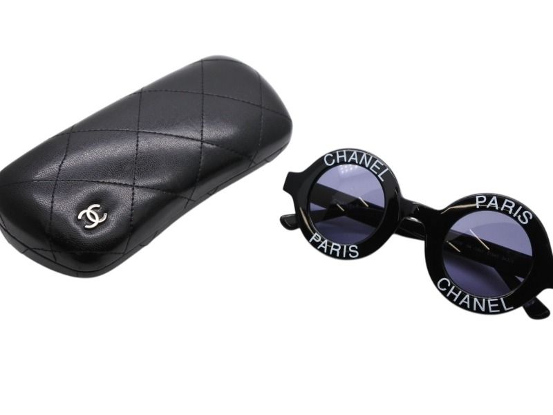 極美品 CHANEL シャネル VINTAGE ヴィンテージ ラウンドサングラス
