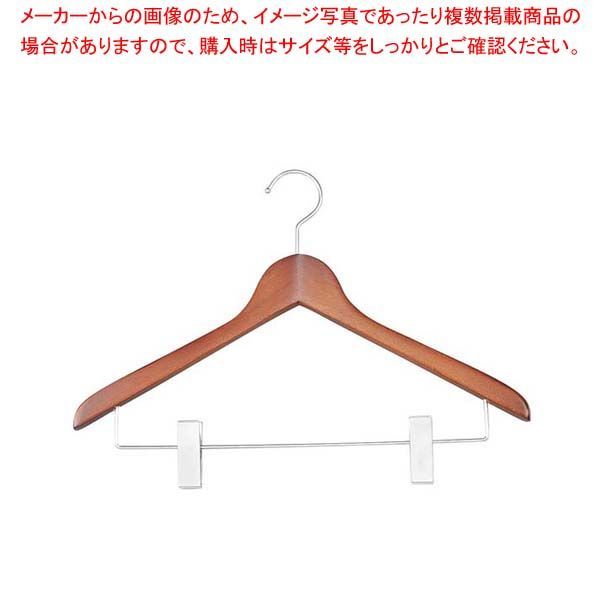木製 ロッキー15 ハンガー ブラウン クリップ付