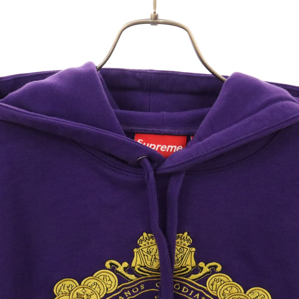 SUPREME (シュプリーム) 18AW Love Or Hate Hooded Sweatshirt ラブオアヘイト 刺繍  フーデッドスウェットシャツ プルオーバー フーディ スウェット パーカー パープル - メルカリ