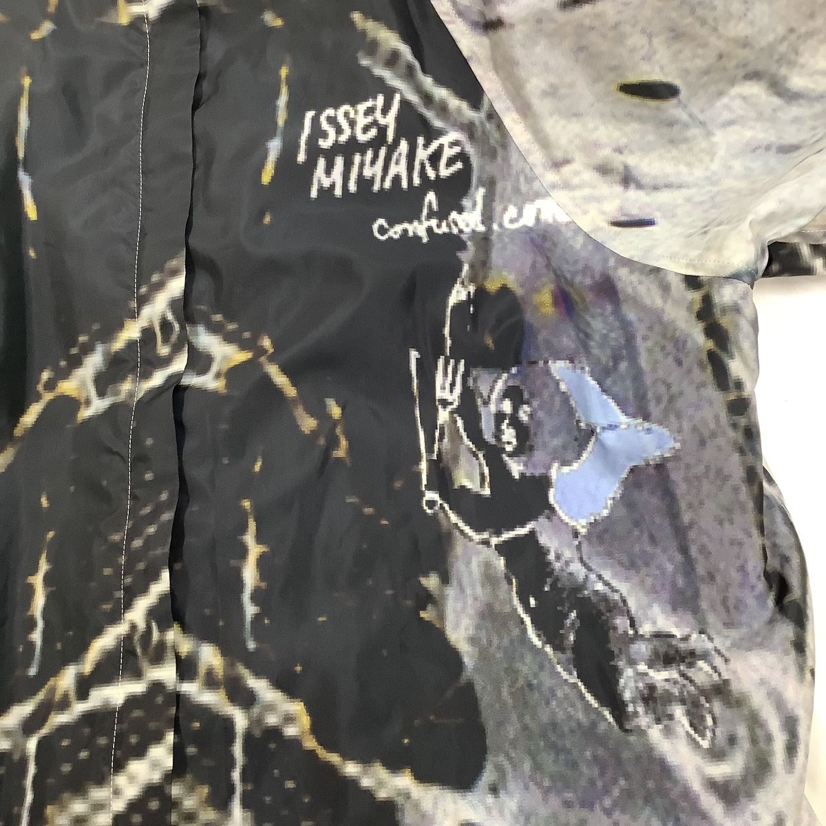 新品　イッセイミヤケ　ロングコート　シルバー　レディース　サイズ2 ♪♪ISSEY MIYAKE イッセイミヤケ 激レア 希少 変形 ロング