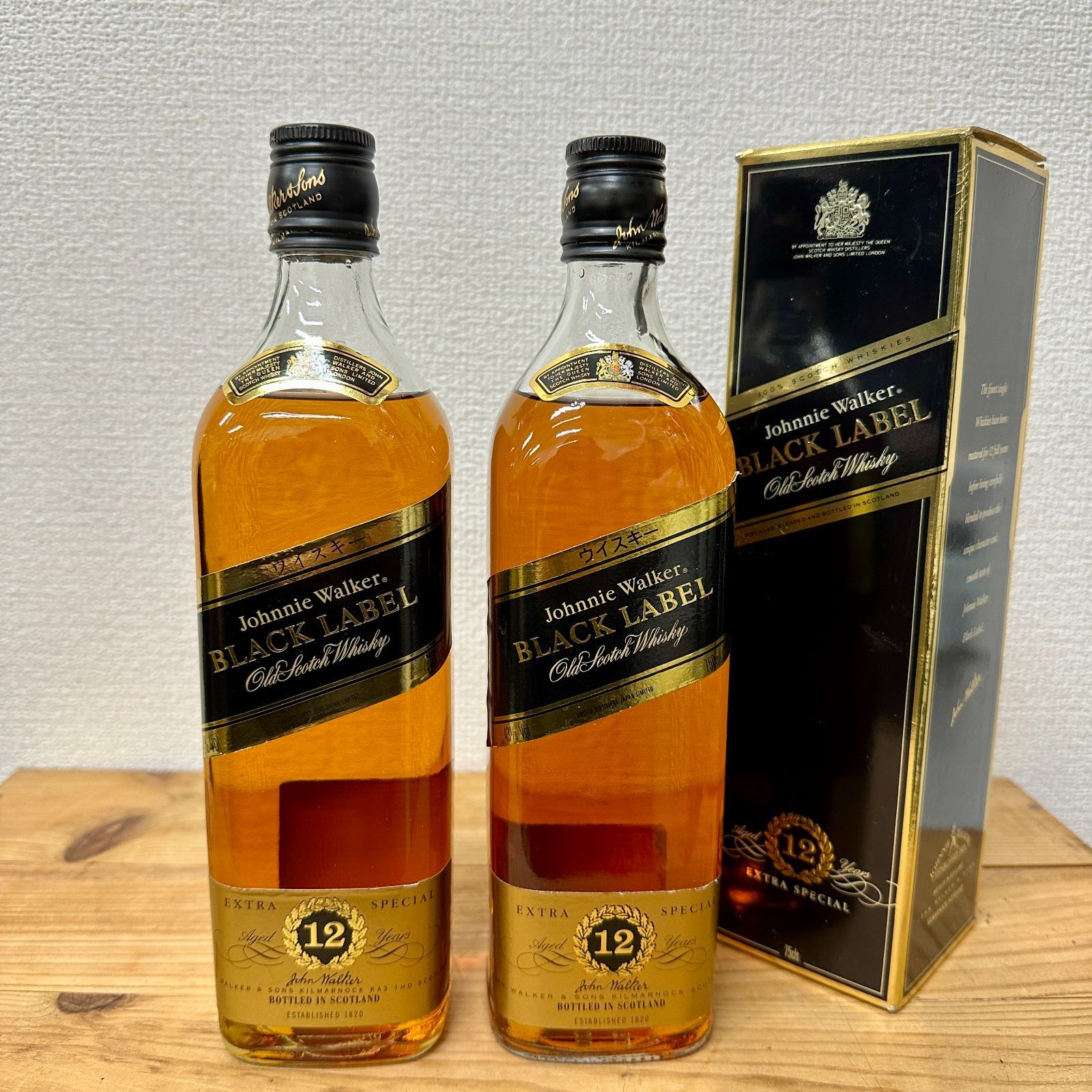 未開栓】【古酒】２本セット ジョニーウォーカー ブラックラベル エクストラスペシャル 12年 Johnnie Walker Black Label  Extra Special - メルカリ