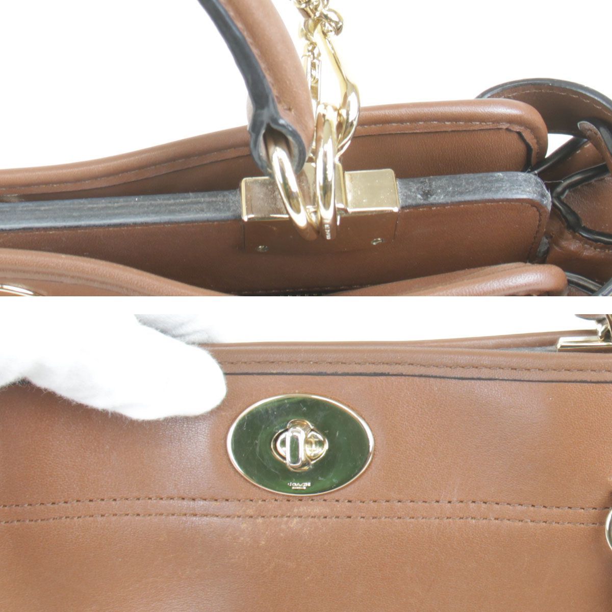 USED』 COACH グラマシー サッチェル 2WAYバッグ 33549 - メルカリ