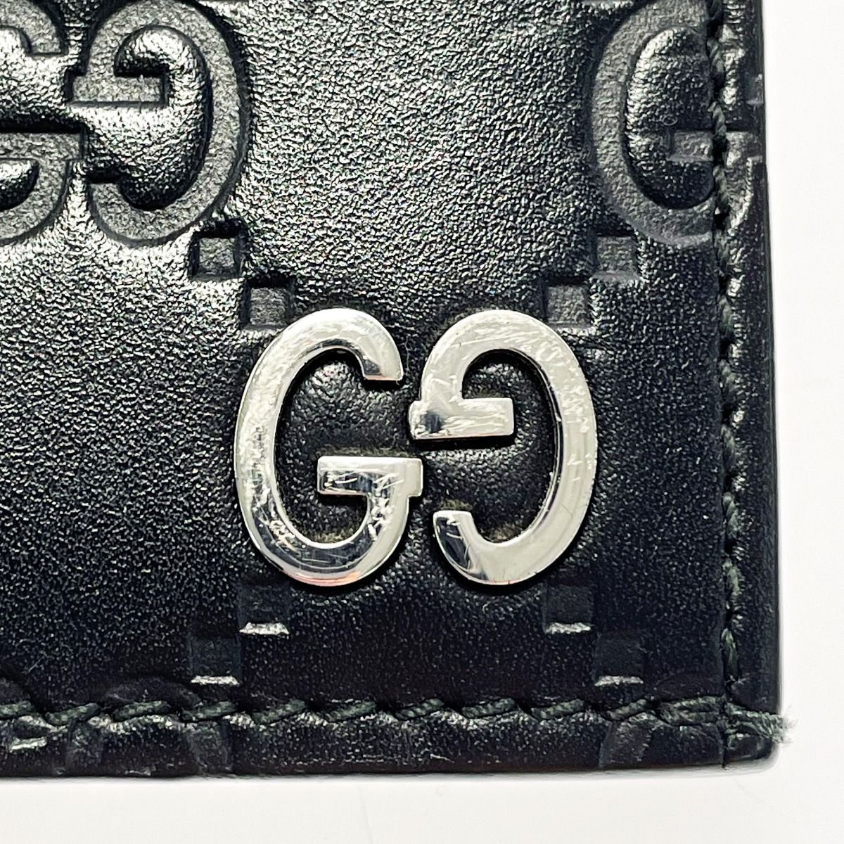 GUCCI グッチ DORIAN 522869-1147 ブラック 2つ折り財布 メンズ