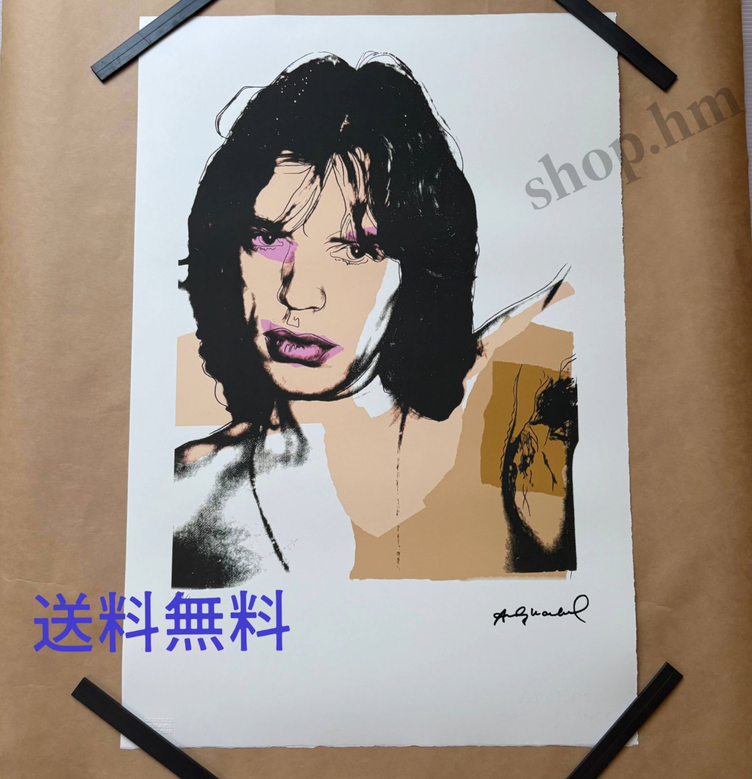 枚数 Andy Warhol リトグラフ ミックジャガー 65|100