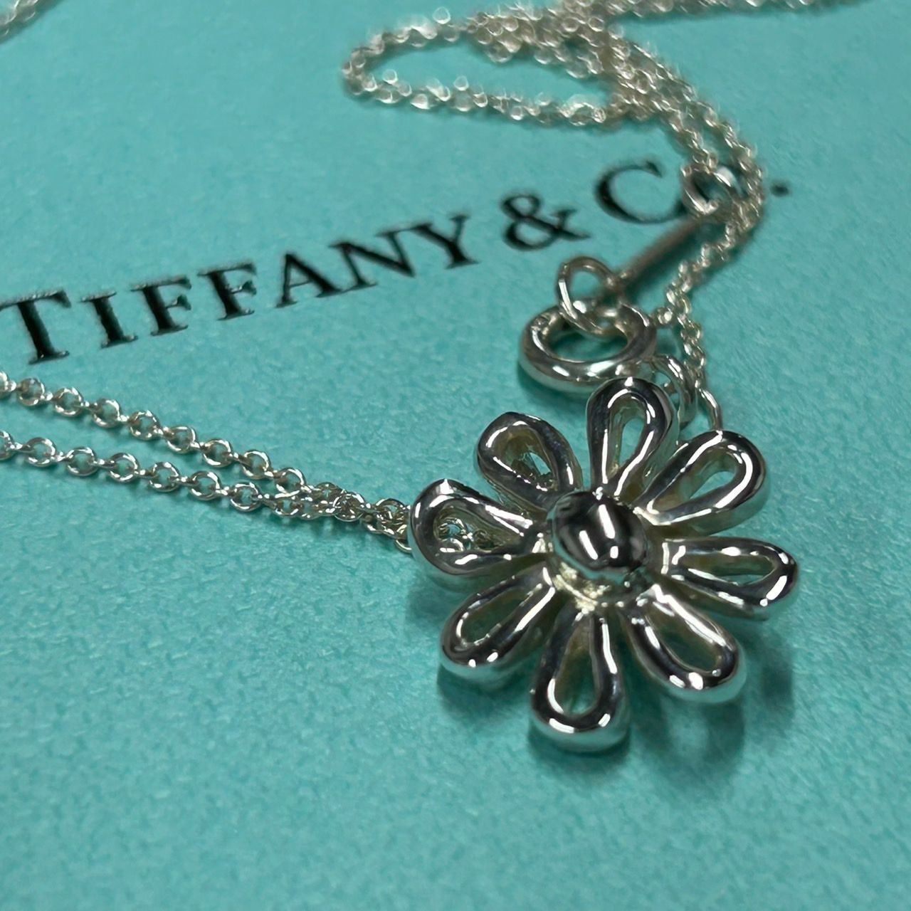 ティファニー　デイジーフラワーネックレス　チェーン41㎝　シルバー925 TIFFANY&Co. ティファニー デイジーフラワー ネックレス