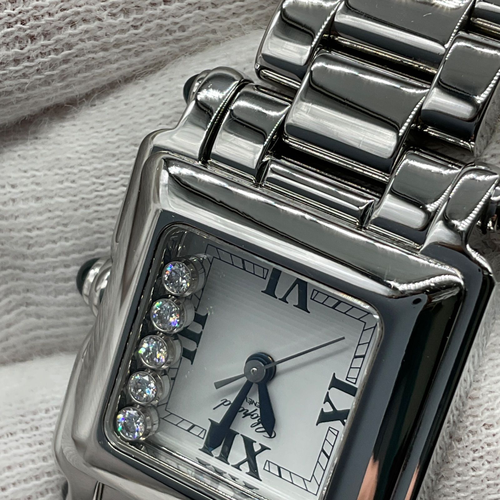 Chopard ショパール HAPPY SPORT ハッピースポーツ スクエア クオーツ 