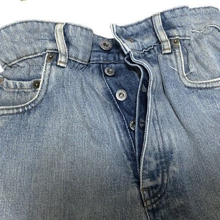 ○【美品】miu miu ミュウミュウ デニム ハーフパンツ サイズ25/am-A 