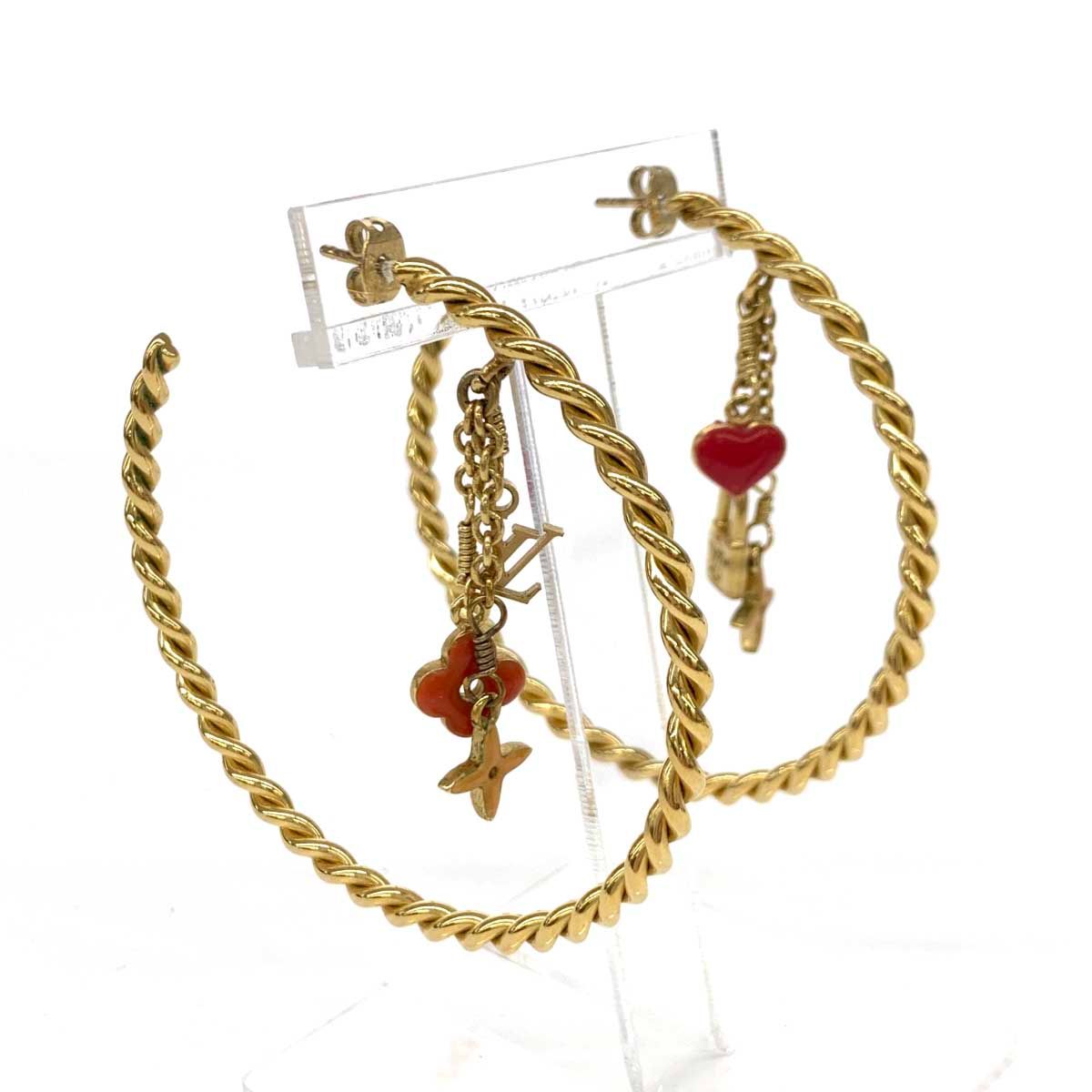 正規品美品　ルイヴィトン　M65481　クレオール　フープピアス　片側のみ LOUIS VUITTON - ルイヴィトン LOUIS VUITTON クレオール