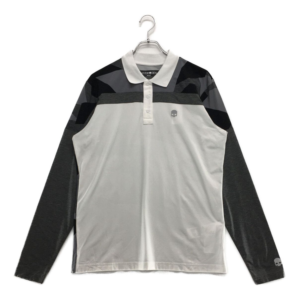 新品未使用　ハイドロゲンゴルフHYDROGENロングポロシャツ　XXL 新品未使用 ハイドロゲンゴルフHYDROGENロングポロシャツ XXL