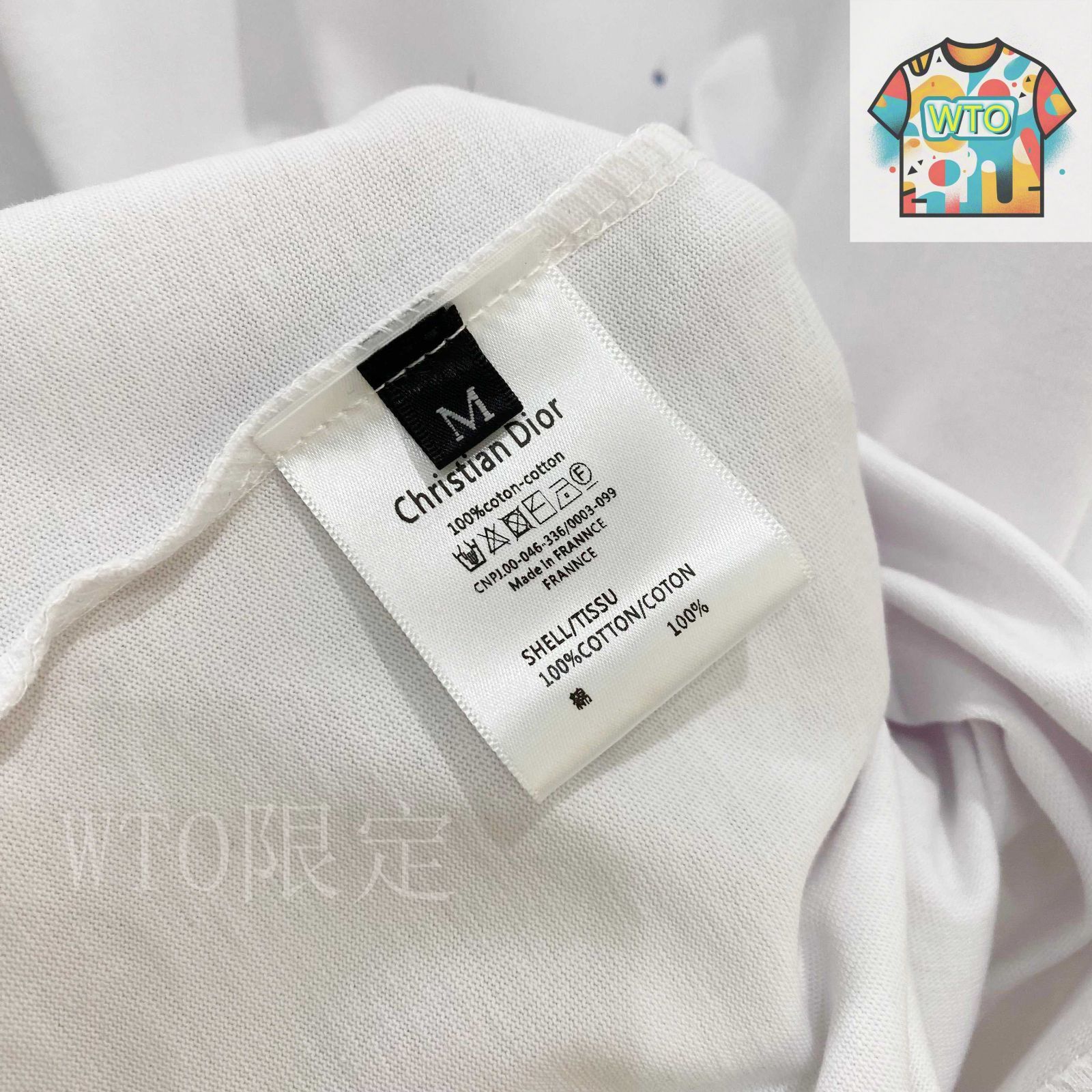 今日WTO】DIOR ディオール 25SS ロゴプリント T シャツ-JA38