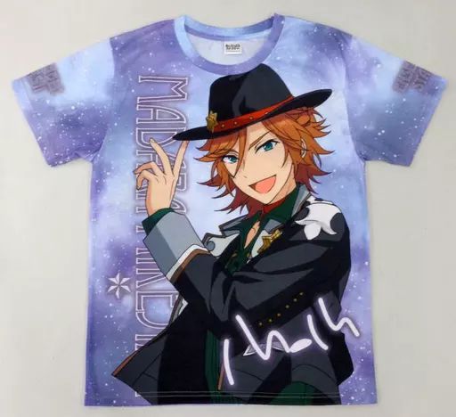 あんさんぶるスターズ!! あんスタ フルグラフィックTシャツ 三毛縞斑 中古】衣類 三毛縞斑 フルグラフィックTシャツ グレー