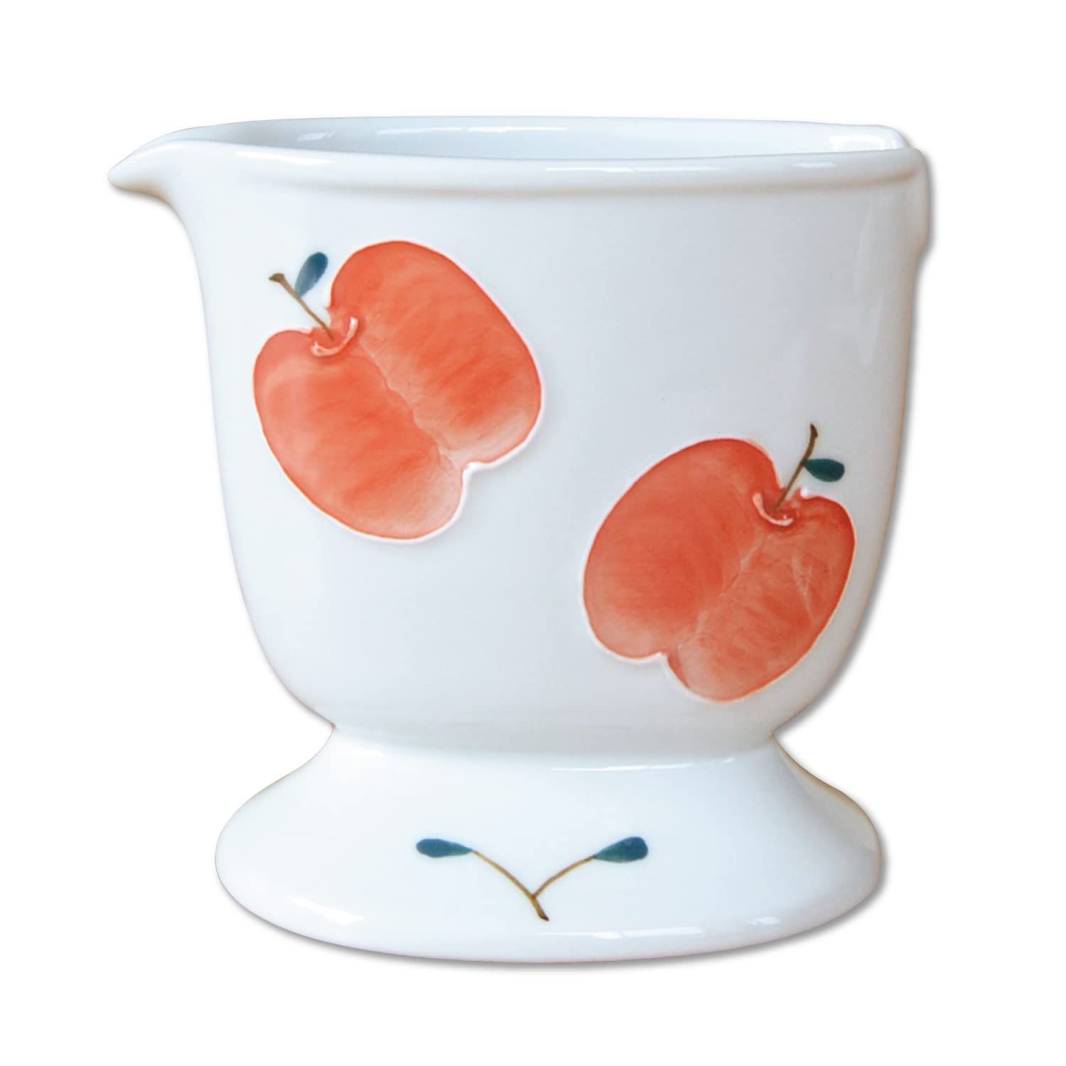 新品 しゃもじ立て 陶器 しゃもじいれ 水入れ おしゃれ 有田焼 りんご絵 杓文字立て
