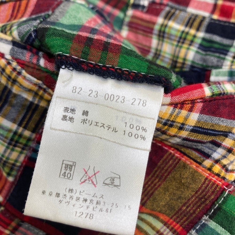 サイズ：M BEAMS GOLF ビームスゴルフ  裏メッシュ クロップドパンツ チェック柄 ネイビー系 [240101417649] ゴルフウェア メンズ ストスト サイズ：M BEAMS GOLF ビームスゴルフ 裏メッシュ クロップド