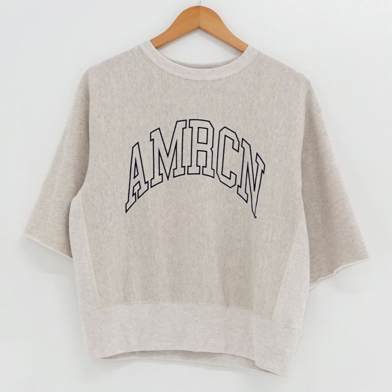 アパルトモン購入　アメリカーナ　カットオフスウェット AMERICANA Americana アメリカーナ カットオフ カレッジロゴ