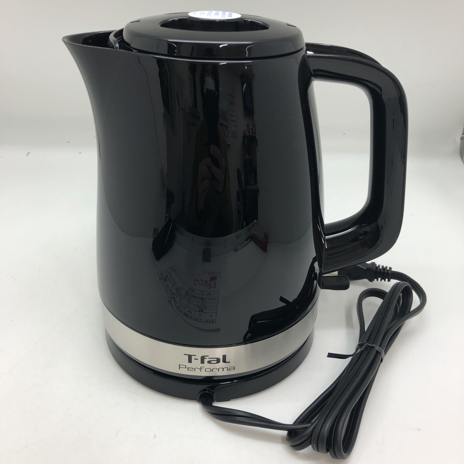 C2893◇ティファール(T-fal) パフォーマ ブラック 電気ケトル1.5L 大