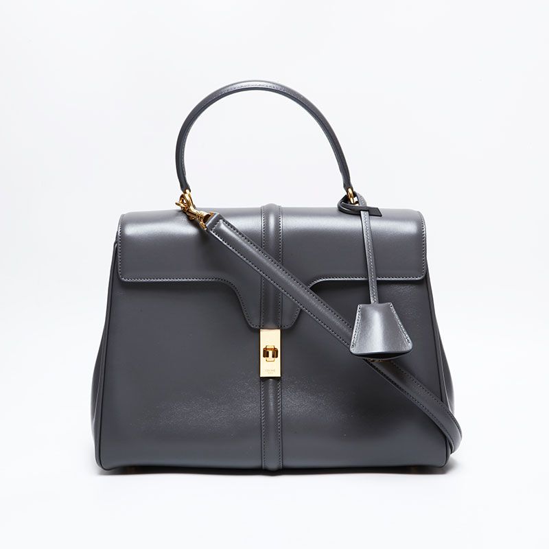 セリーヌ　セーズ　ミディアム　シルバー金具 CELINE セリーヌ ハンドバッグ 2way レザー 16 セーズ ミディアム