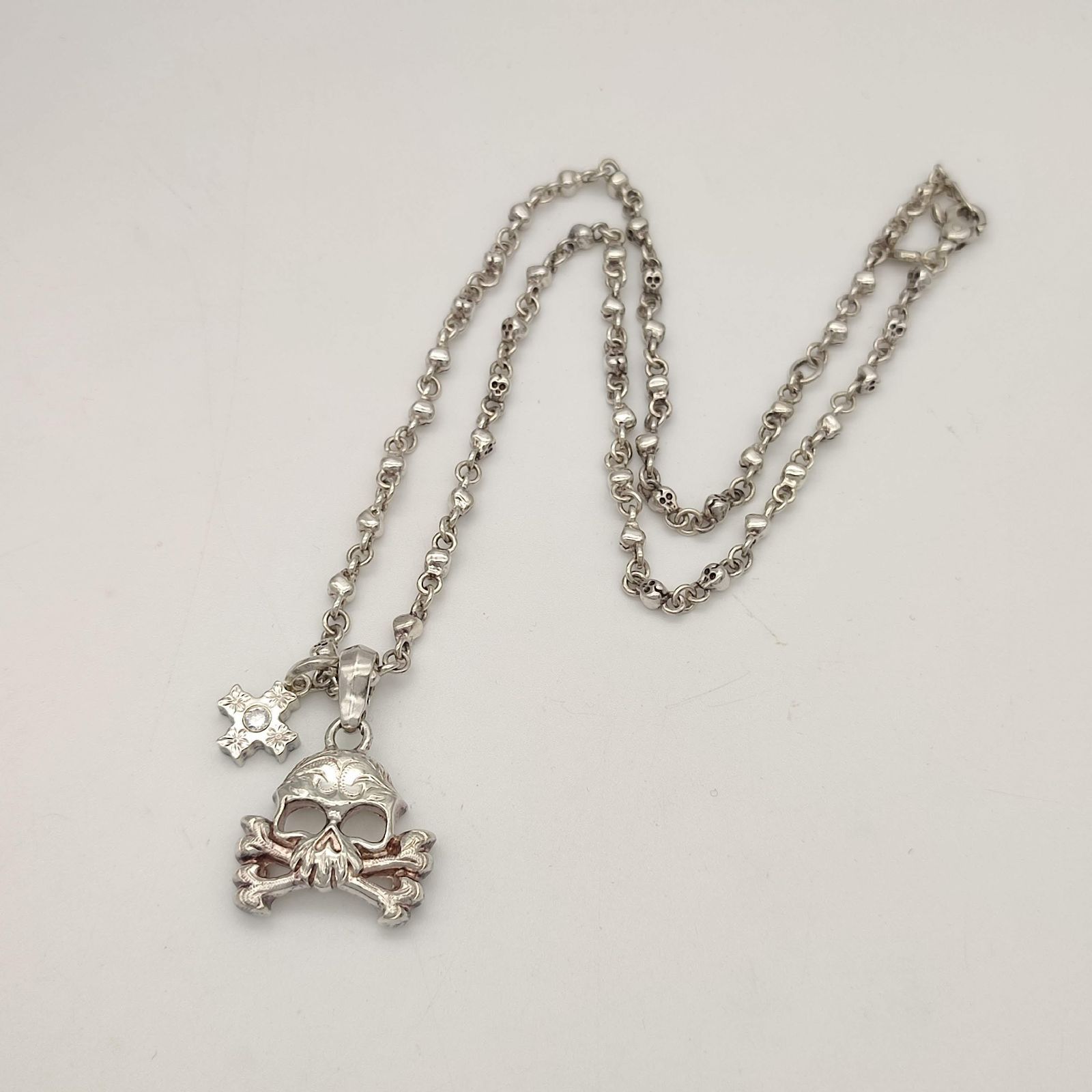 Lion Heart ライオンハート silver925 スカルチェーン 髑髏 - メルカリ