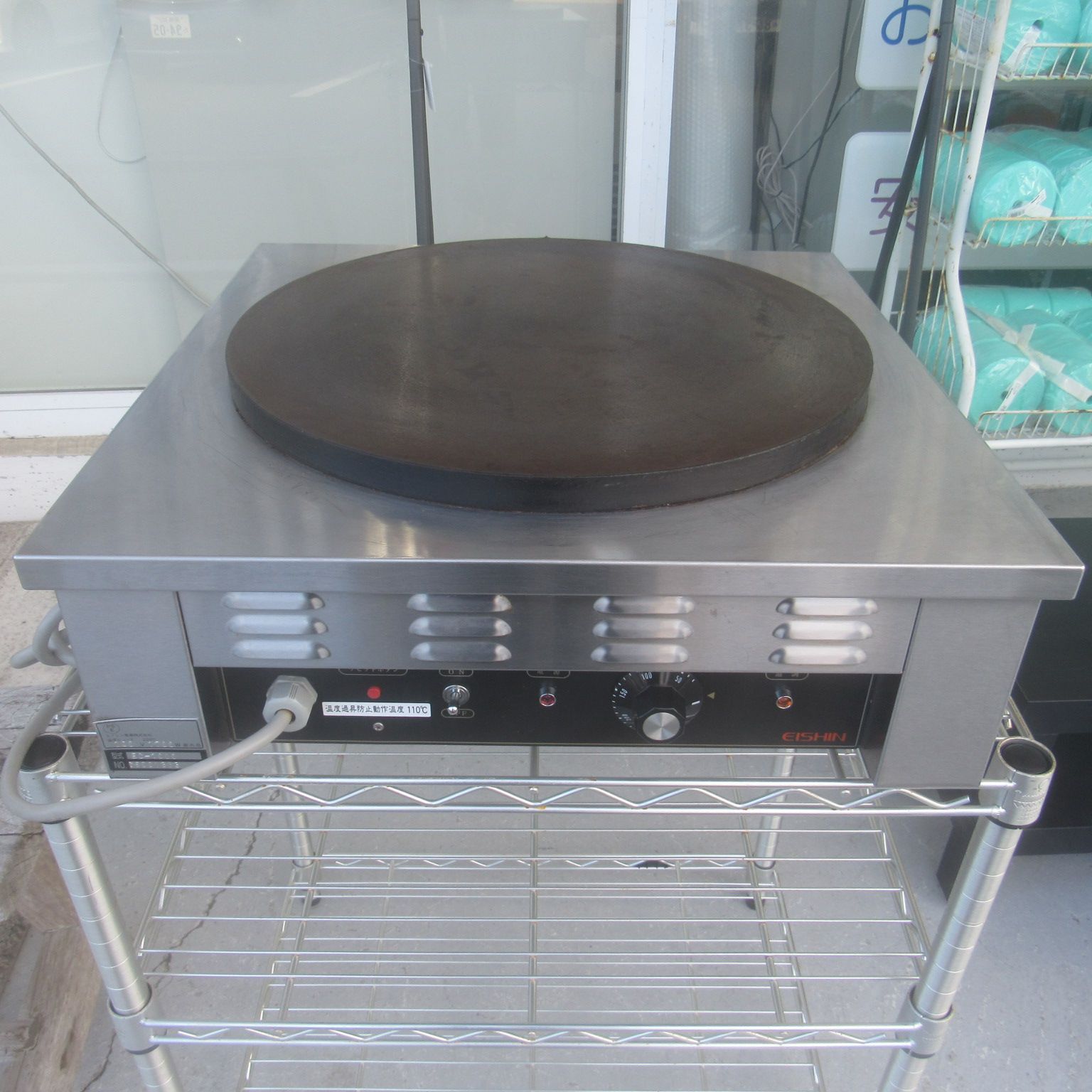 通電確認済み! クレープ EISHIN エイシン クレープ焼き器 焼成機