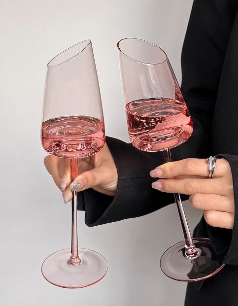 エレガント ブラックミラー シャンパングラス 2個セット 感モダン 北欧風