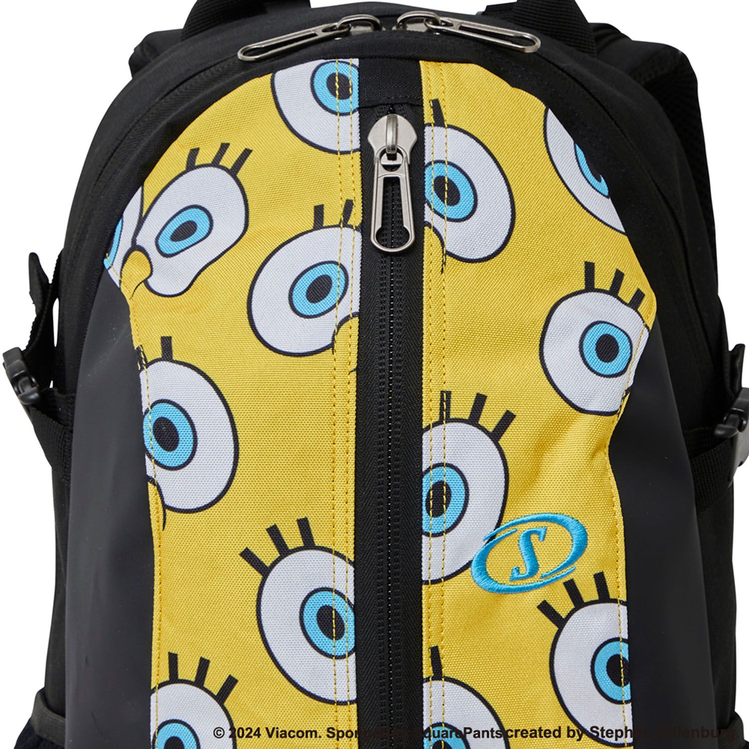 スポルディング SPALDING バスケット ケイジャー cager スポンジ ボブ アイズ バックパック 40-007SBE スポンジボブ キャラクター 室内球技 通学 部活 運動部 リュックサック 収納 40007SBE イエロー