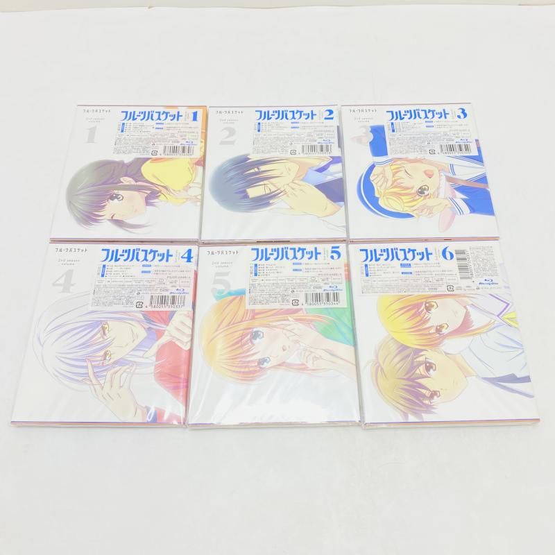 setBD 開封 ﾌﾙｰﾂﾊﾞｽｹｯﾄ 2nd season 全6巻ｾｯﾄ |BD 95 240095201124