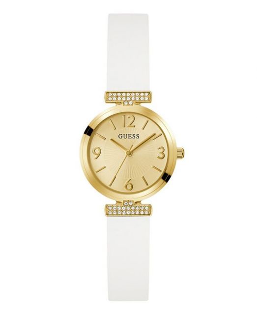 ゲス 腕時計 アクセサリー レディース Women's Analog Silver-Tone Mesh Watch 36mm Silver Tone ゲス 腕時計 アクセサリー レディース Women\u0027s Analog White Silicone