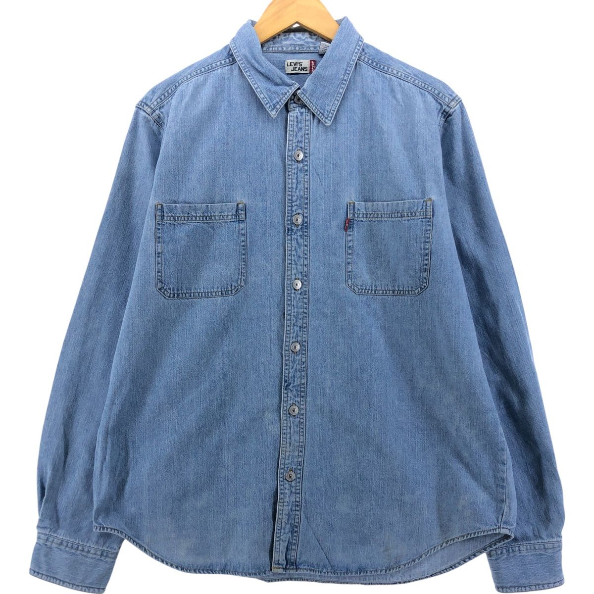 古着 リーバイス Levi s JEANS 長袖 デニムシャツ メンズXL相当|eaa539292