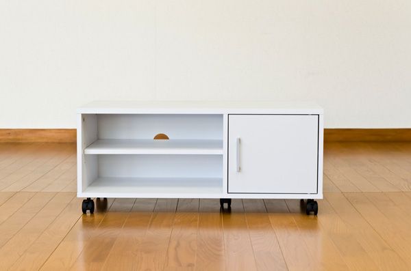 扉付き　テレビ台　DBR/WH 扉付き テレビ台 DBR/WH - メルカリ