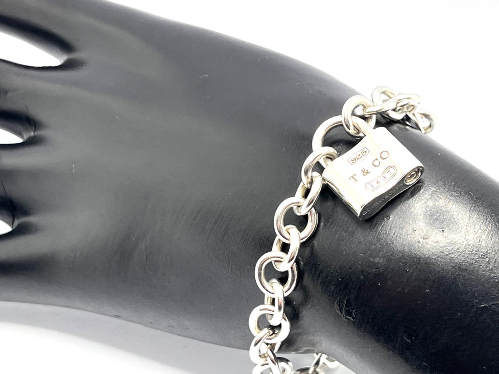 a124 美品 Tiffany&Co. ティファニー カデナ ロック ブレスレット