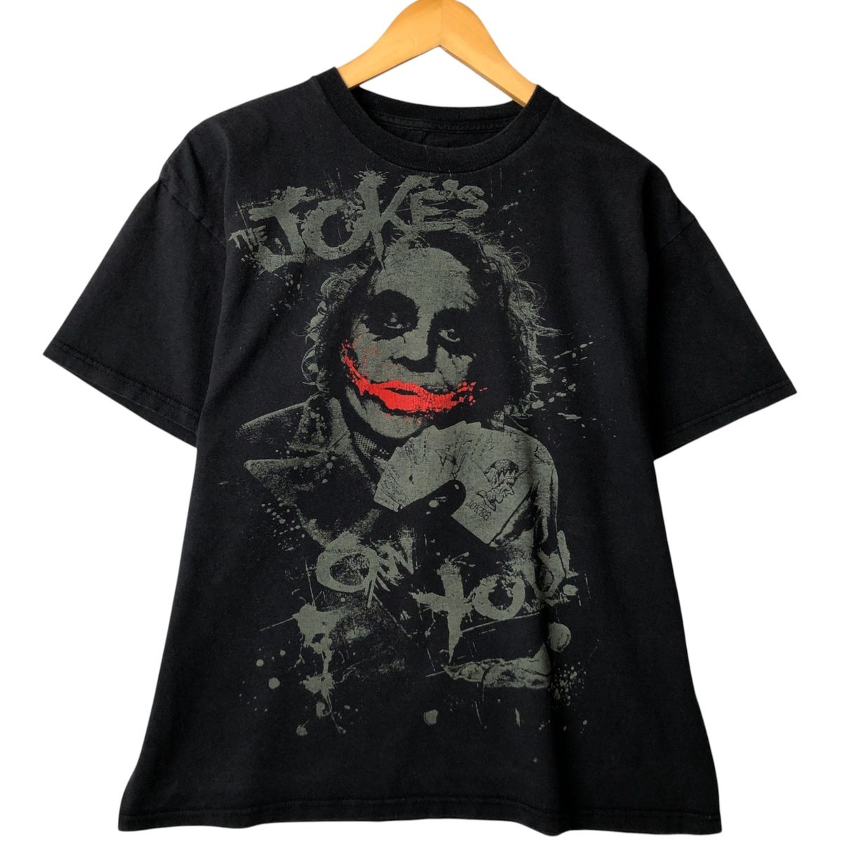 古着 THE DARK KNIGHT ダークナイト JOKER ジョーカー 映画 ムービーTシャツ メンズL相当 eaa588329