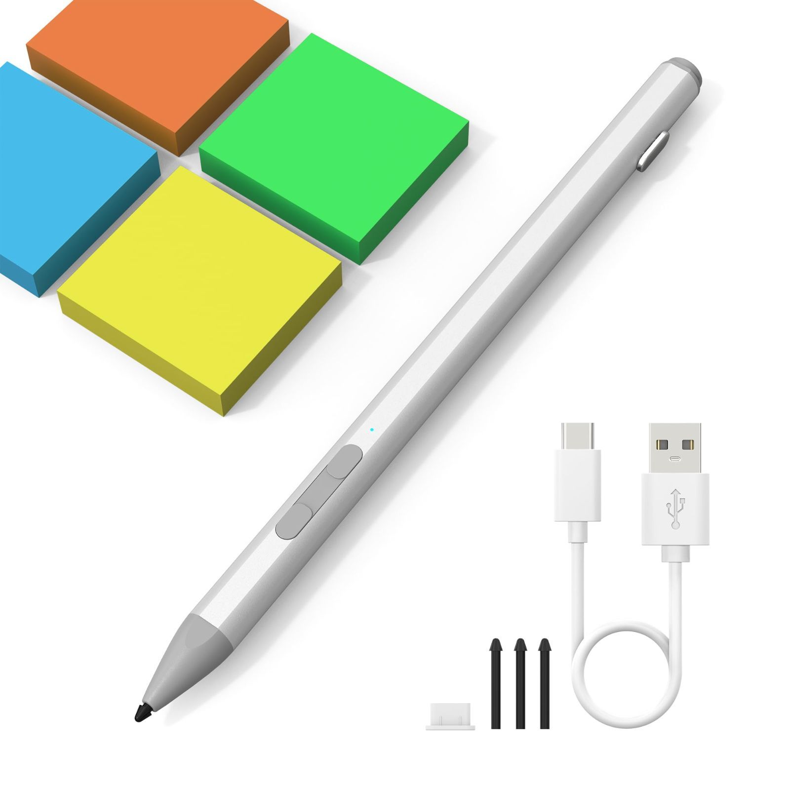 Surface Pro ペン Surface用タッチペン Type-C高速充電 強いバッテリー寿命 4096筆圧/パームリジェクション機能/磁気吸着/右クリック/消しゴム/自動オフ Surface Pro 11/10/9/X/8/7/7+/6/5/4/3 S - メルカリ Surface Pro ペン Surface用タッチペン Type-C高速充電 強いバッテリー寿命 4096筆圧/パームリジェクション機能/磁気吸着/右クリック/消しゴム/自動オフ Surface Pro 11/10/9/X/8/7/7+/6/5/4/3 S - メルカリ