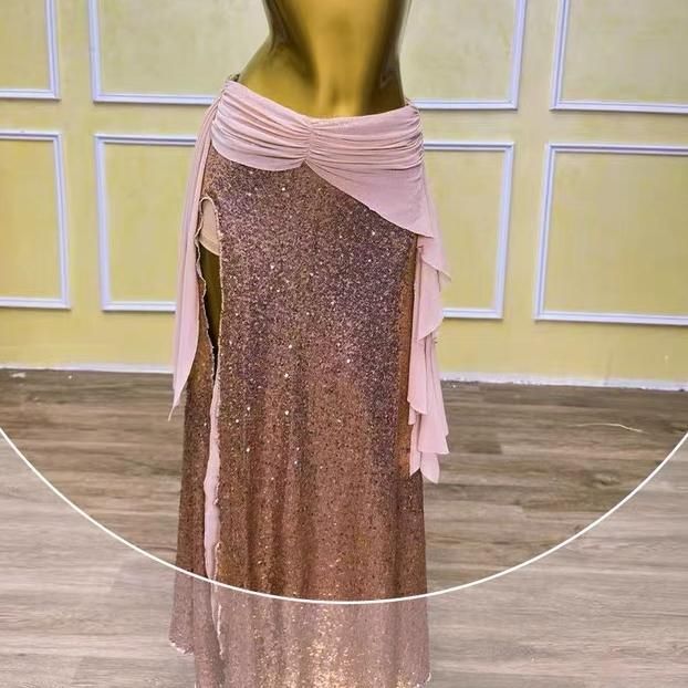 スパンコールセットアップ ピンク