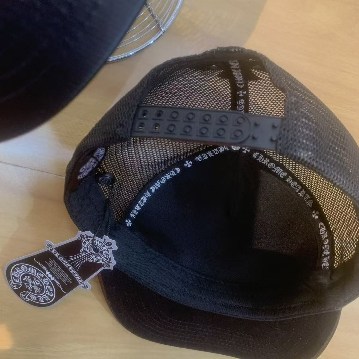 Chrome Hearts クロス模様 ブラック キャップ - メルカリ