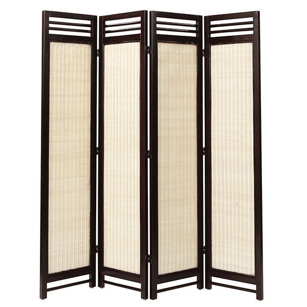 アジアンスクリーン 4連 間仕切り パーテーション ラタン 2704 - メルカリ
