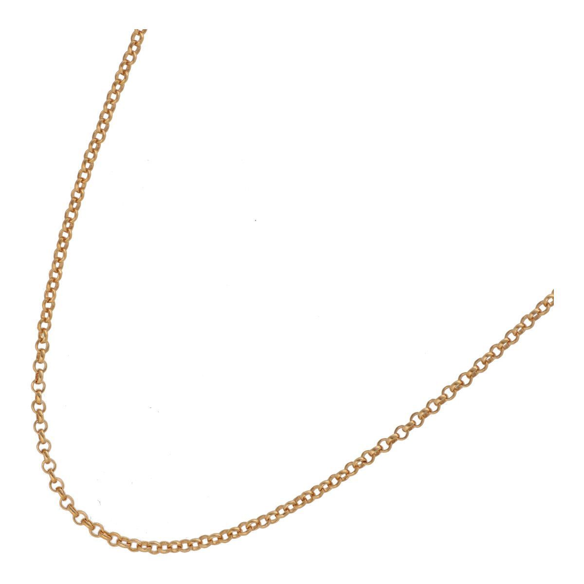 クロムハーツ22kロールチェーン24インチ CHROME HEARTS クロムハーツロールチェーン 22K 24インチ