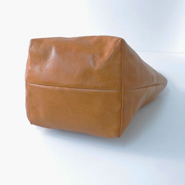 genten ゲンテン 2WAY レザー ショルダーバッグ /ブラウン系