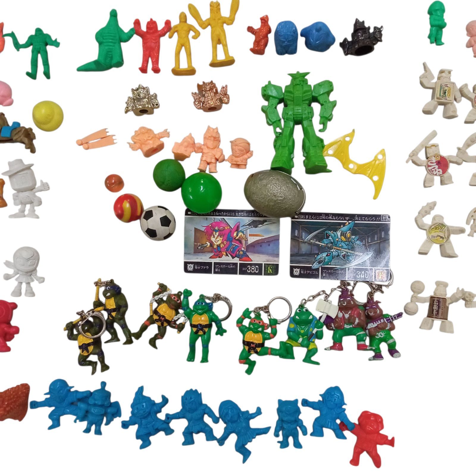 X10255 食玩 まとめ売り 149点 ゲゲゲの鬼太郎 ドラえもん ウルトラマン ペプシマン ドラゴンボール スーパーボンバーマン タートルズ テレコマ戦士どんぶりマンなど